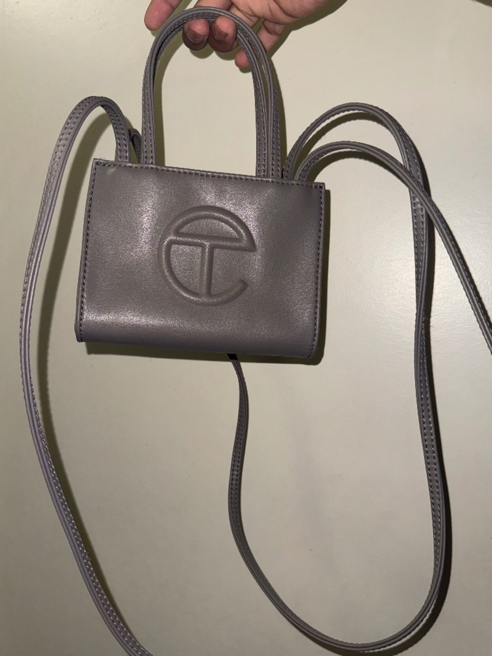 Telfar Small Shopping Bag – Grey